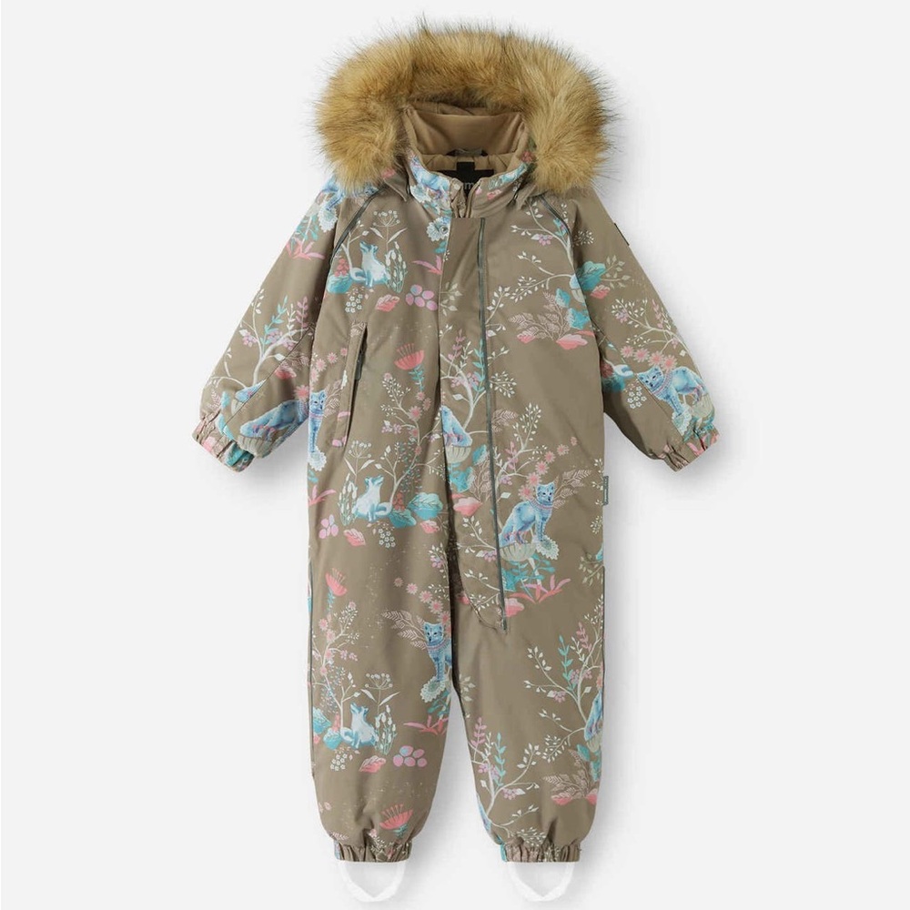 Toddler ReimaTec Waterproof Snowsuit-Lappi, Light Oak